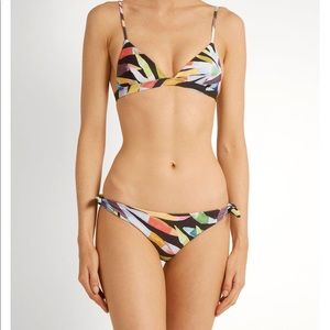 Mara Hoffman black Marimba printed bikini
